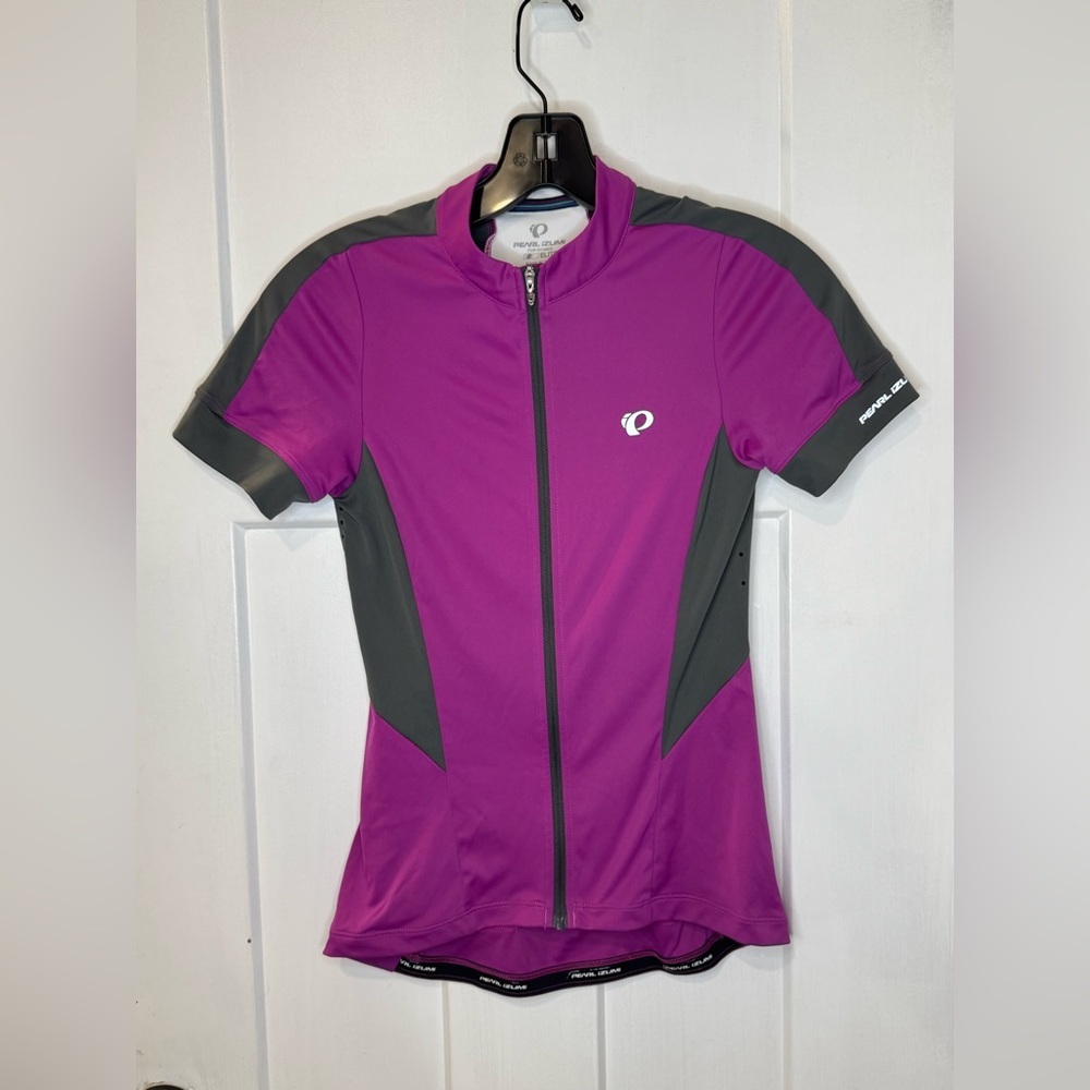 Pearl Izumi Women's Purple and Gray Cycling Jersey